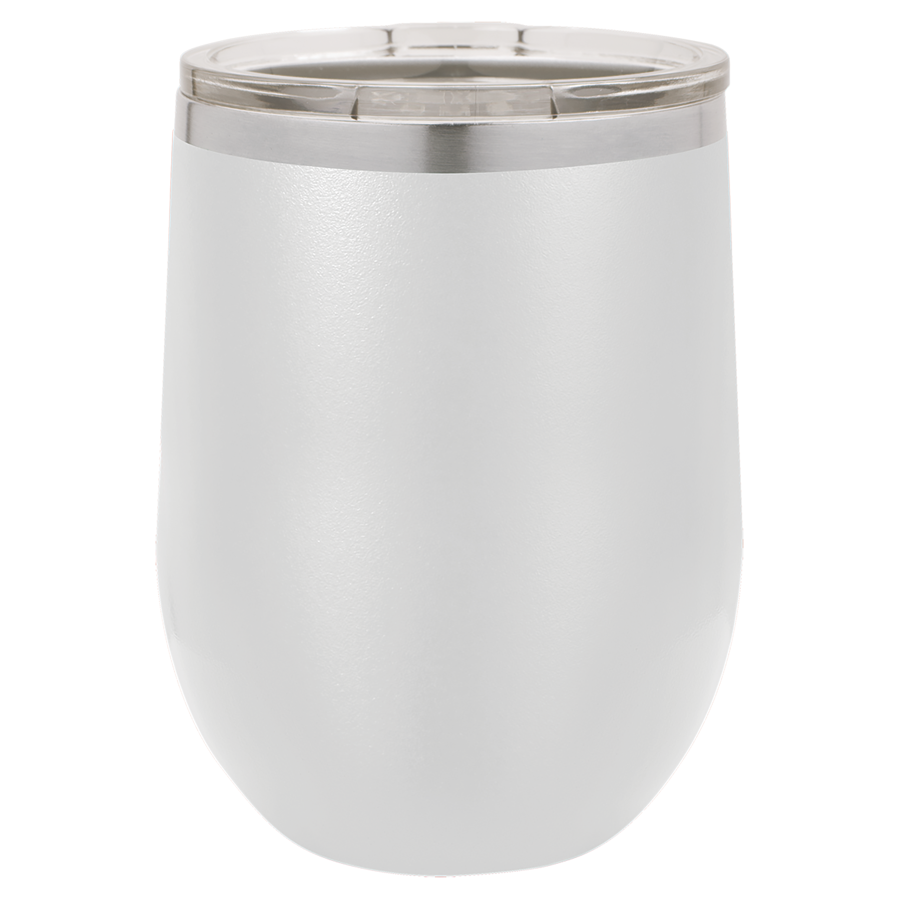 12 oz Blank Stemless Wine Tumbler | Customizable Insulated Cup with Lid