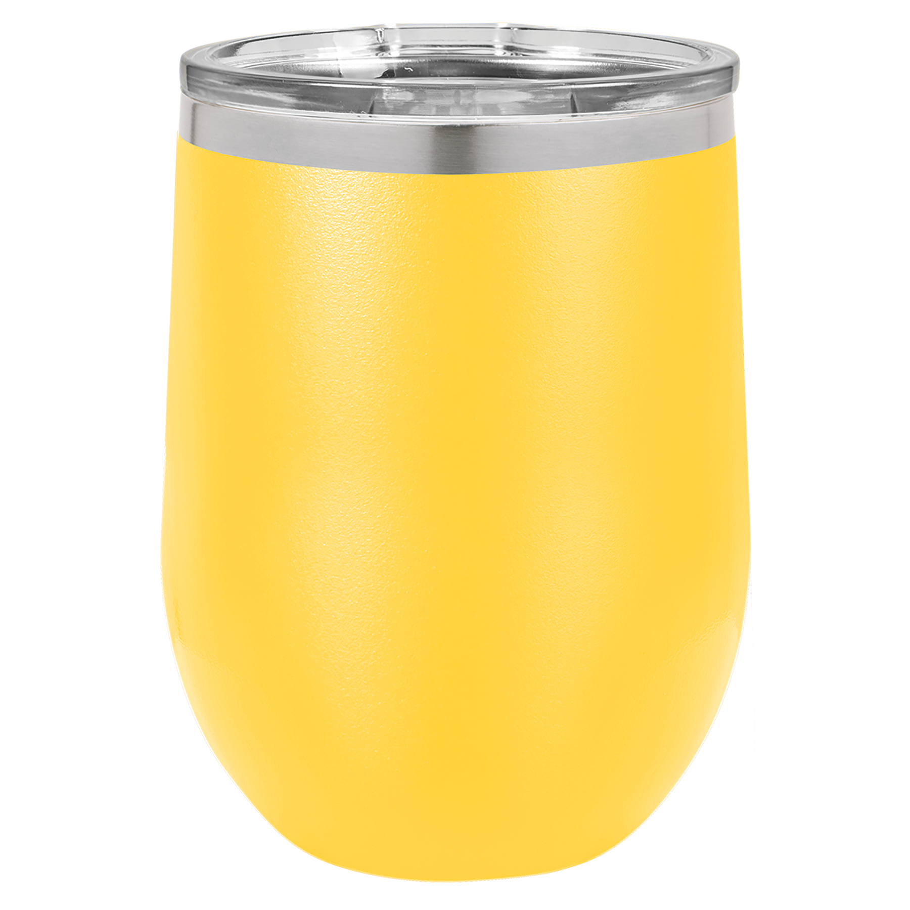 12 oz Blank Stemless Wine Tumbler | Customizable Insulated Cup with Lid