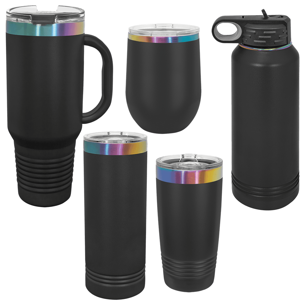 Custom 20 oz. Prism Ringneck Tumbler in White or Black