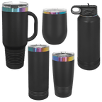 Custom 12 oz. Prism Stemless Wine Tumbler in White or Black