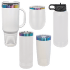 Custom 32 oz. Prism Water Bottle in White or Black