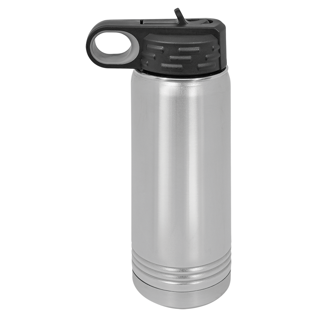 20 oz Water Bottle - Customizable Bottle with Flip Lid