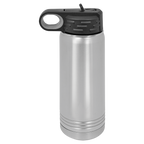 20 oz Water Bottle - Customizable Bottle with Flip Lid