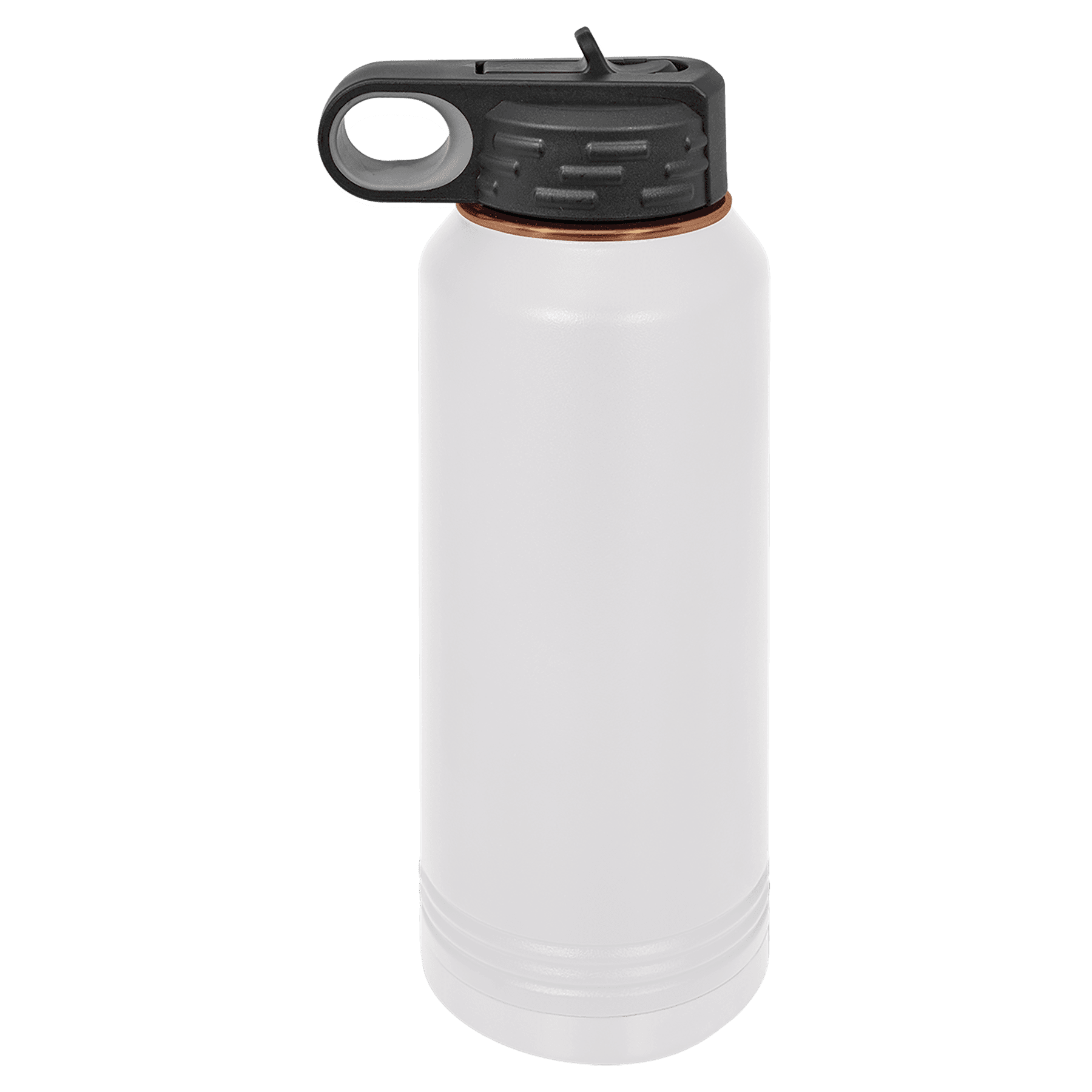 Custom 32 oz. Black or White Rose Gold Water Bottle