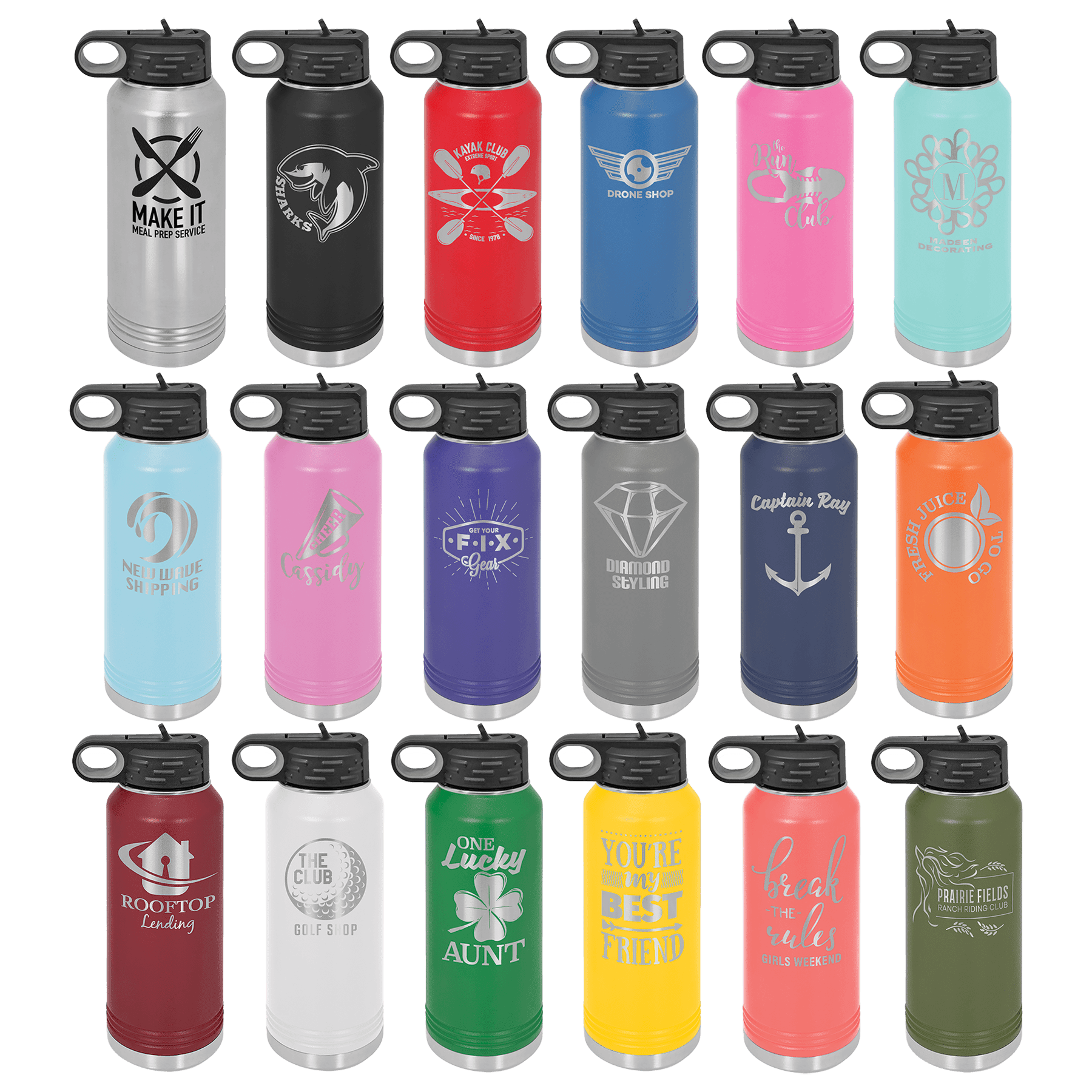 Polar Camel Water Bottle Sample Set