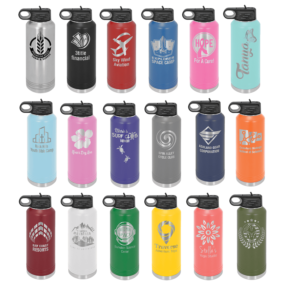 Polar Camel Water Bottle Sample Set
