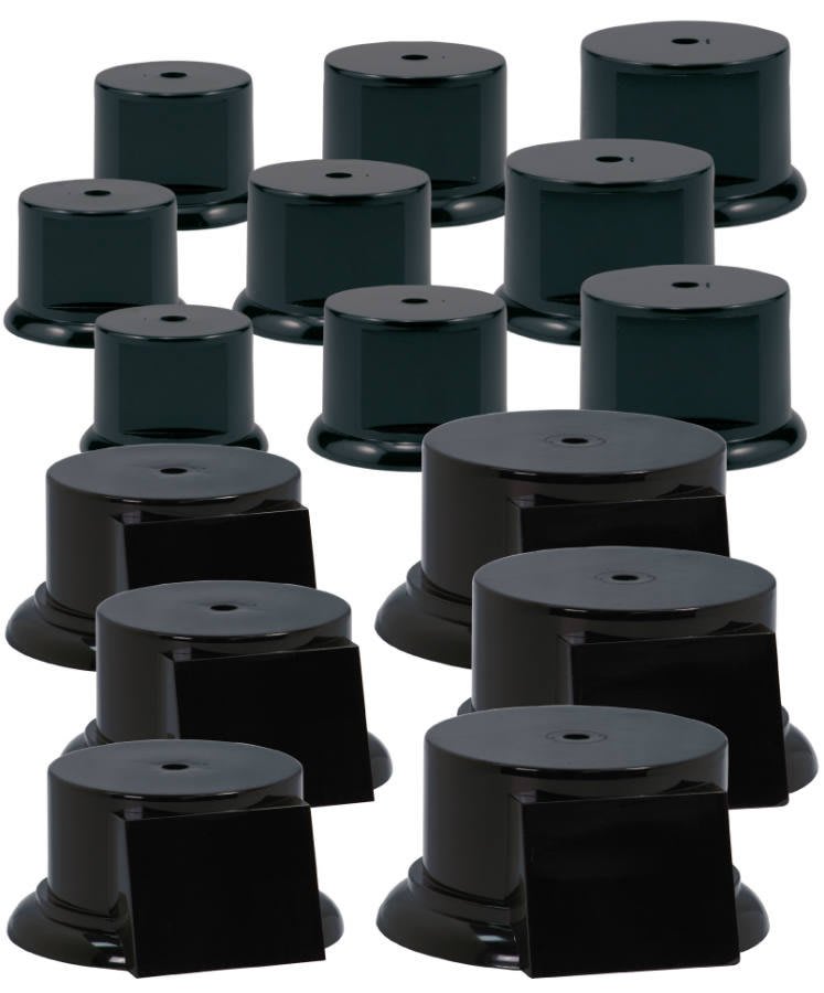 Round Weighted Plastic Base with Face Sample Set
