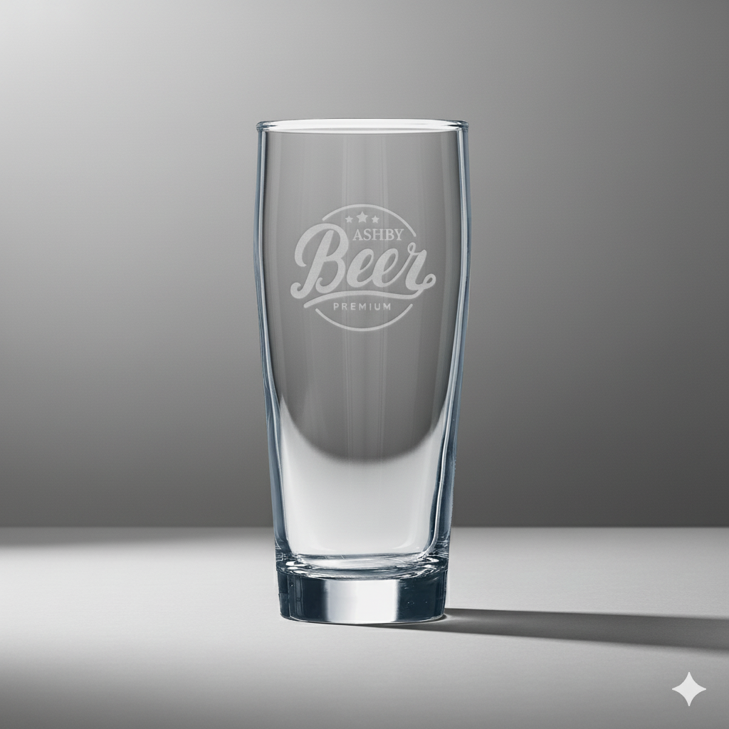 Classic 16 oz. Polar Camel Willi Becher Beer Glass – Premium Glassware for Custom Engraving