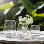 Personalized Polar Camel Stemless Wine Glass (9oz, 15oz, or 21oz) - Laser Engraved with Custom Design