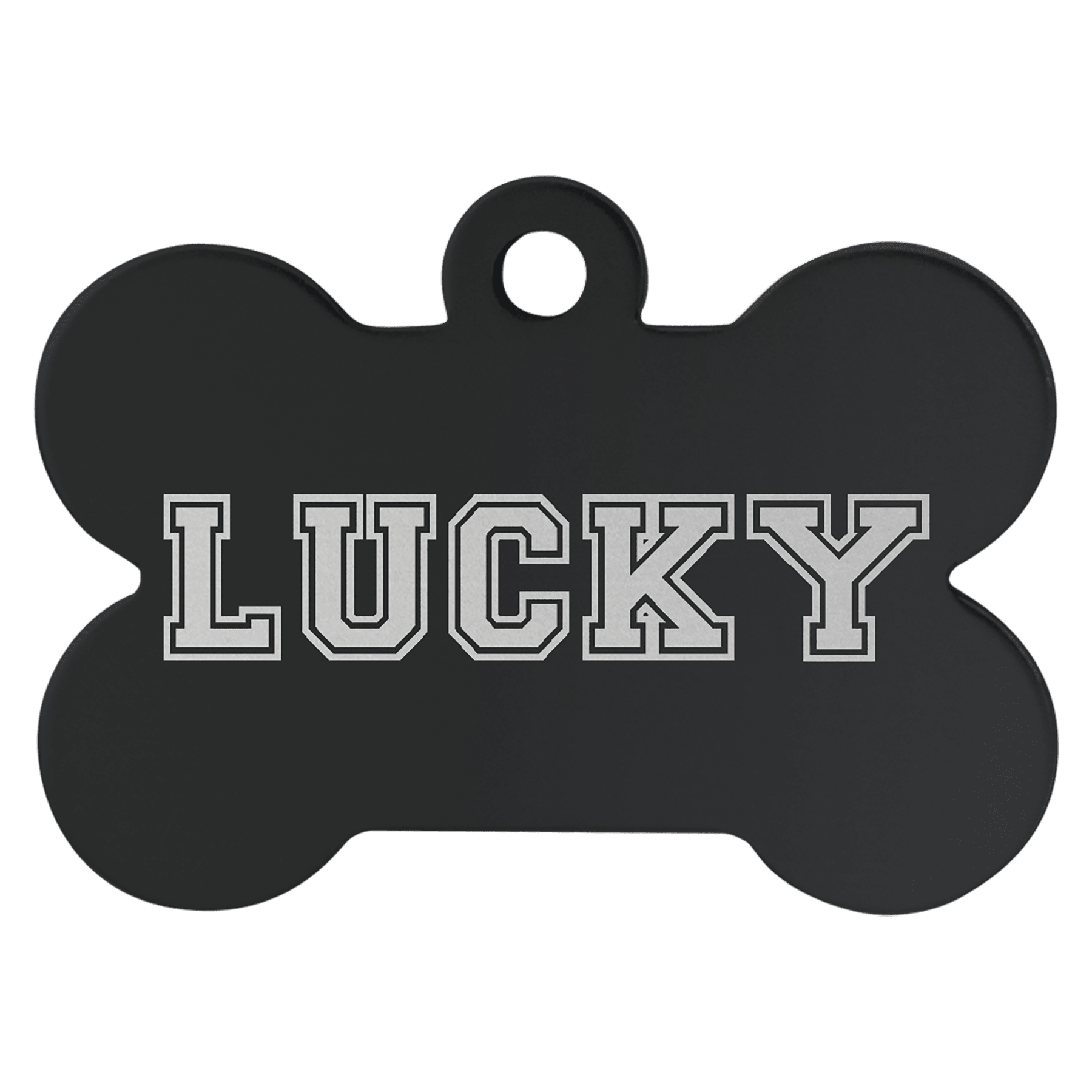 Laserable Anodized Aluminum Bone Pet Tag