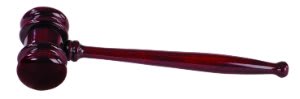 Rosewood Piano Finish Gavel
