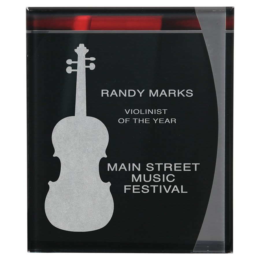 Lustre Acrylic Plaque with Hanger