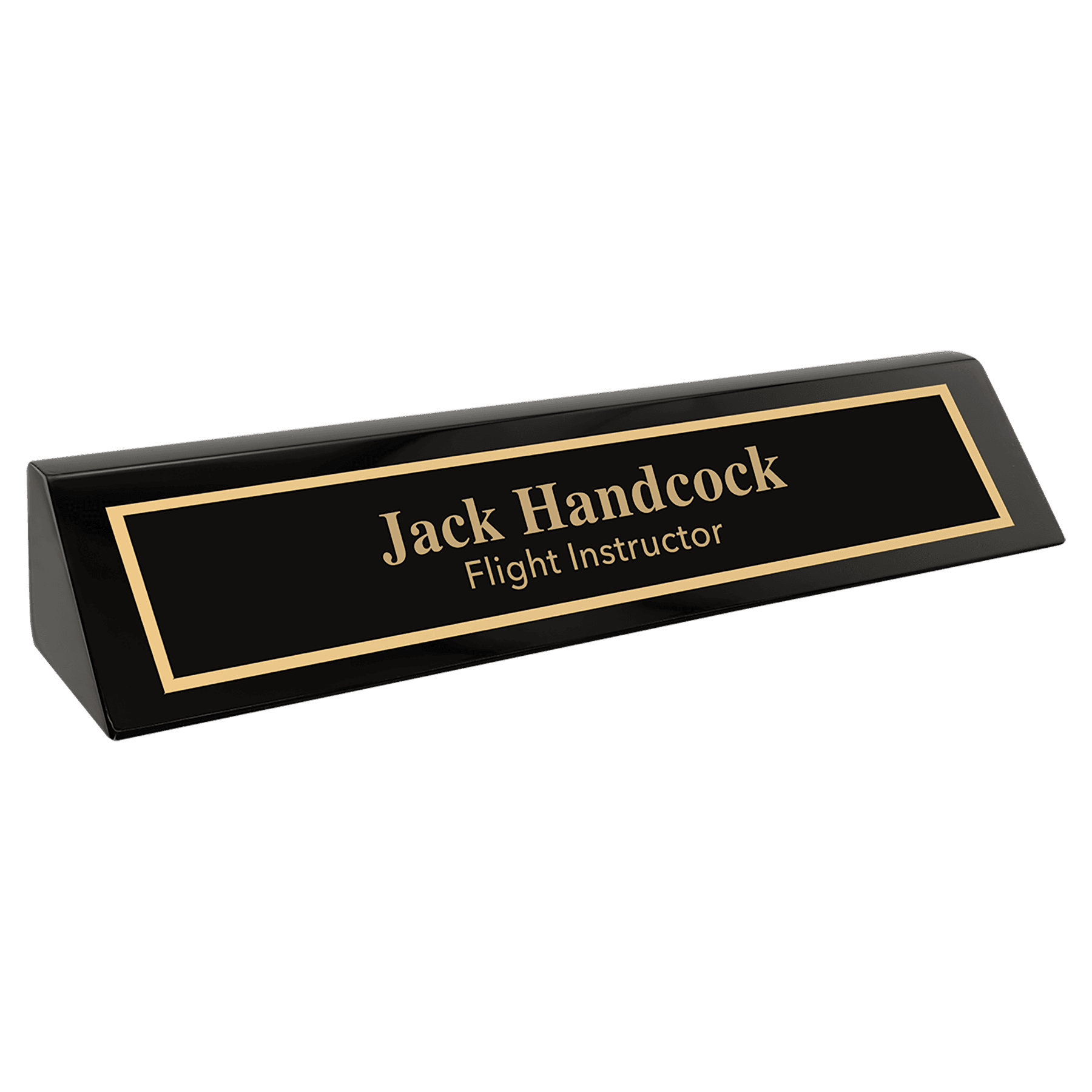 Piano Finish Desk Wedge