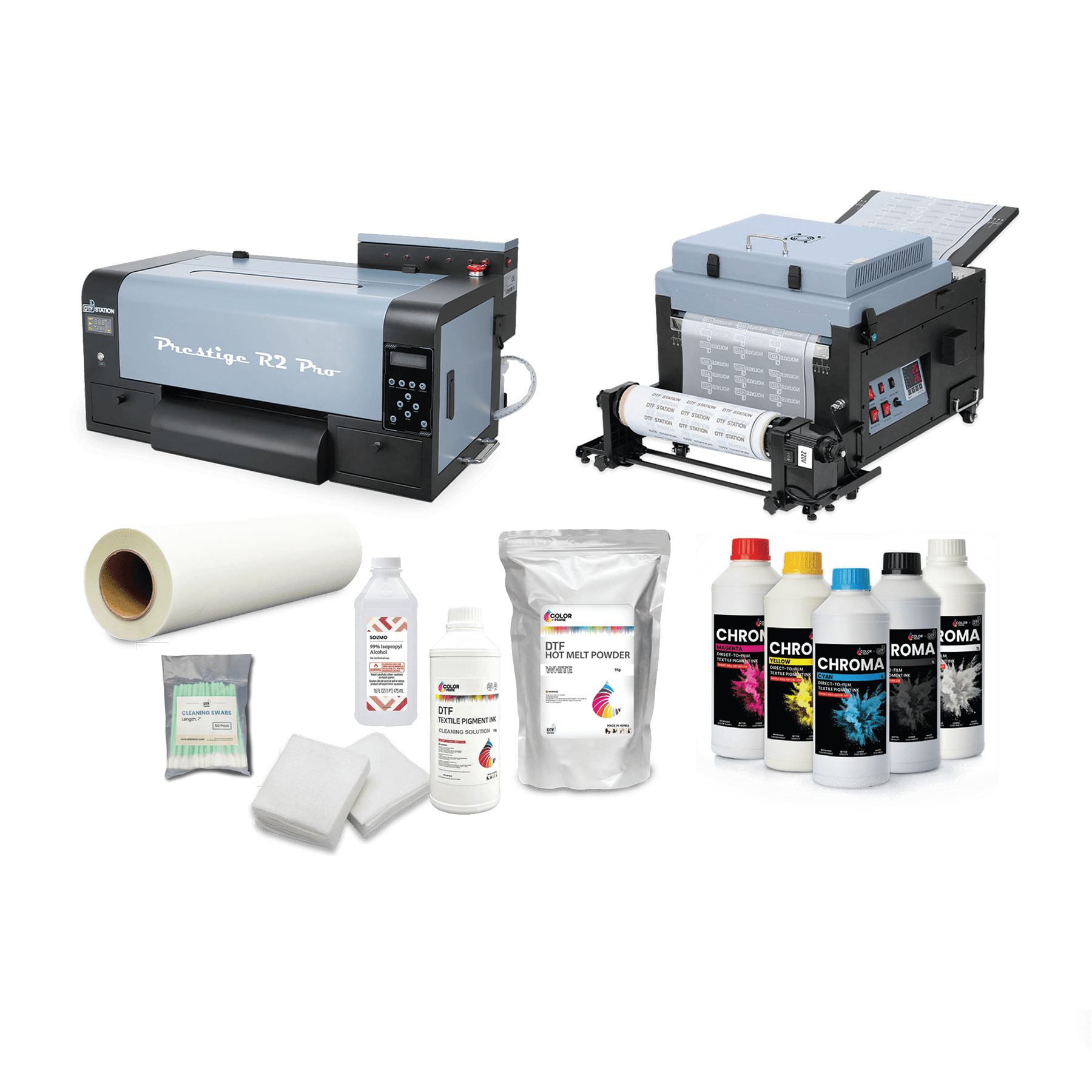 Prestige R2 Pro DTF Printer Bundle with Miro 13 Max Shaker