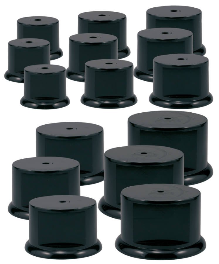 Round Weighted Plastic Base Sample Set