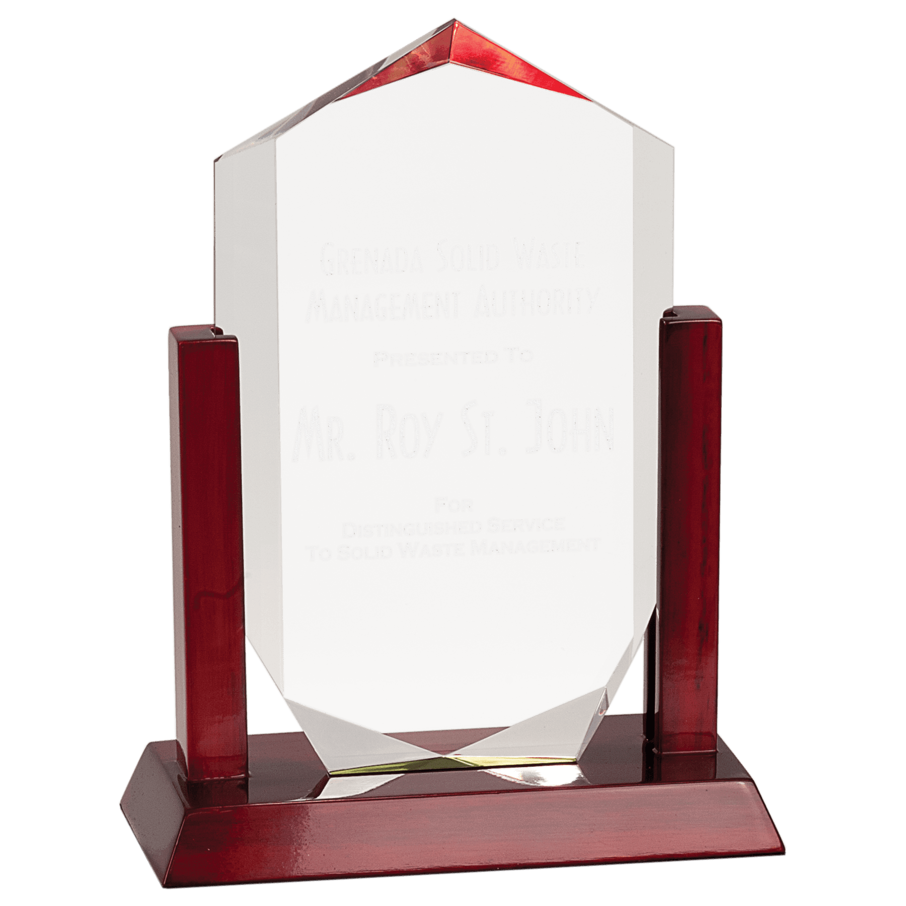 Royal Crown Acrylic Award