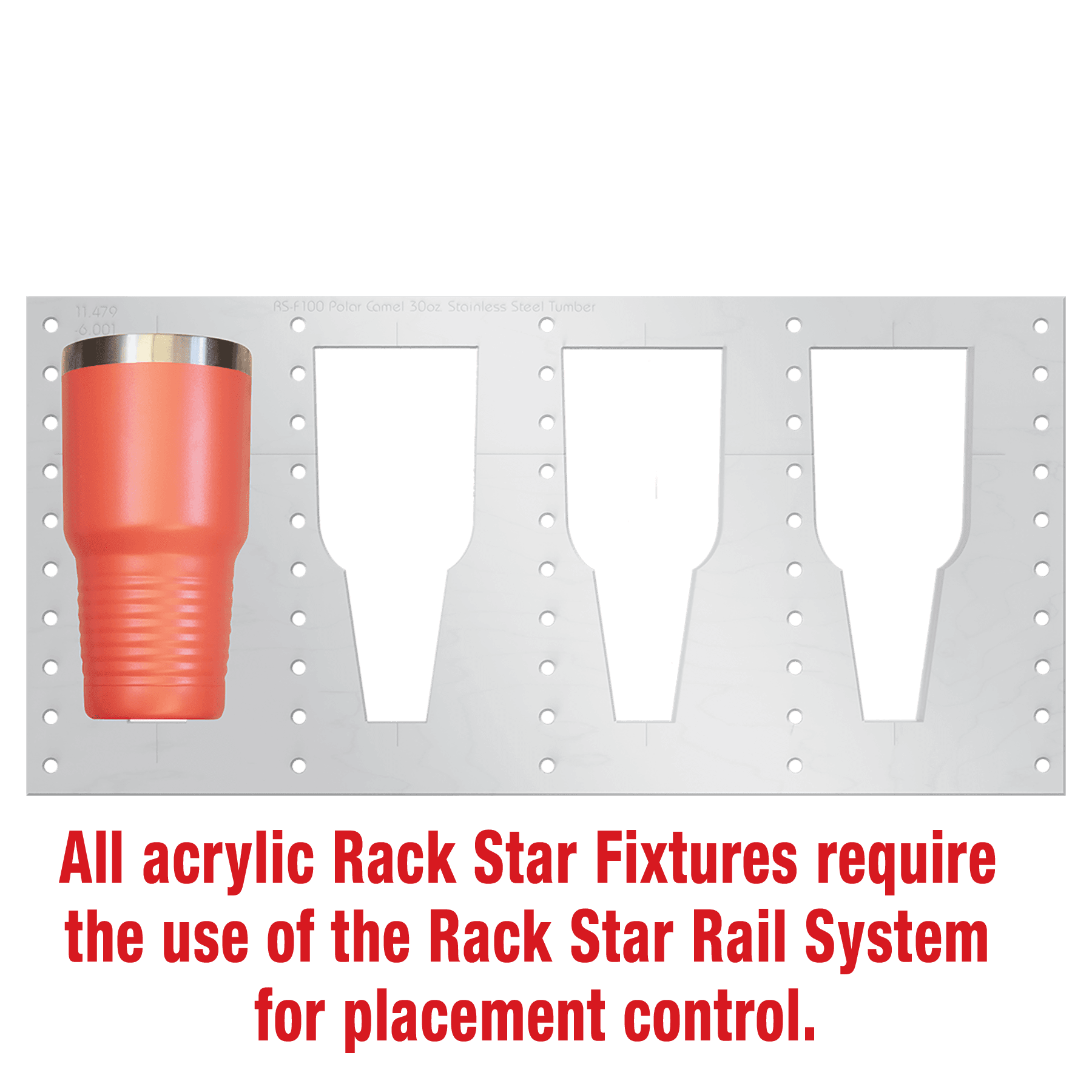 Rack Star 30 oz. Polar Camel Tumbler Fixture