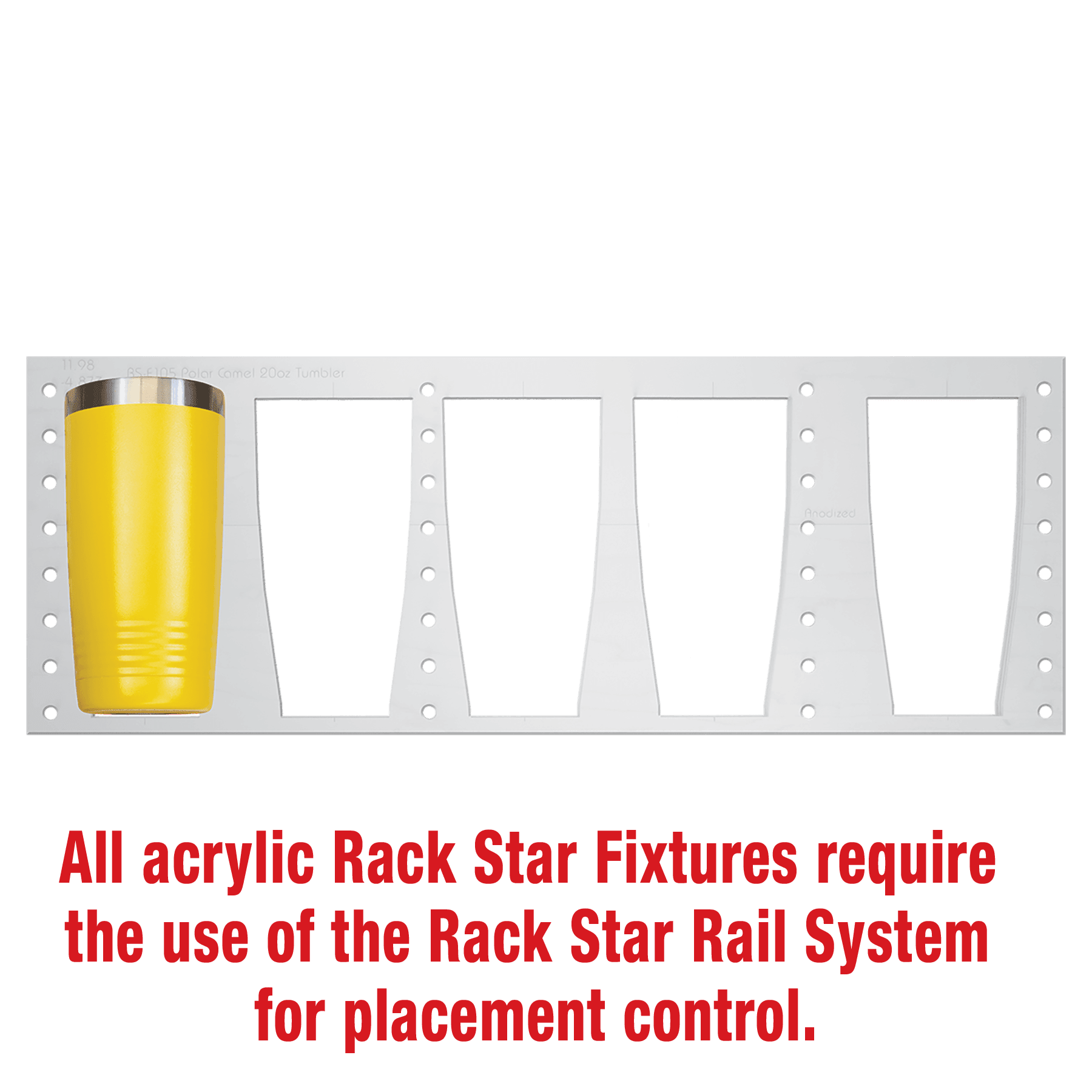 Rack Star 20 oz. Polar Camel Tumbler Fixture