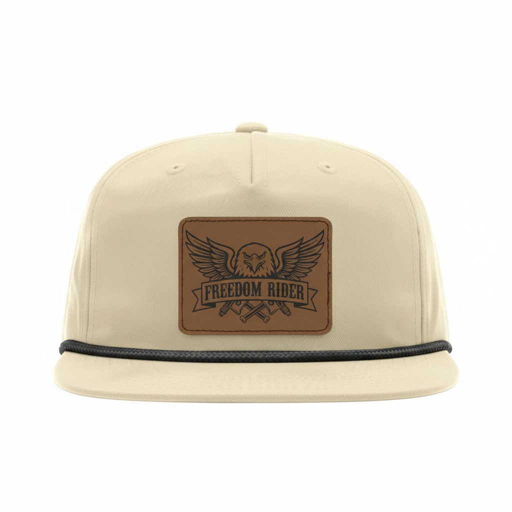 Custom Leather Patch or Printed Richardson Umpqua Snapback 256