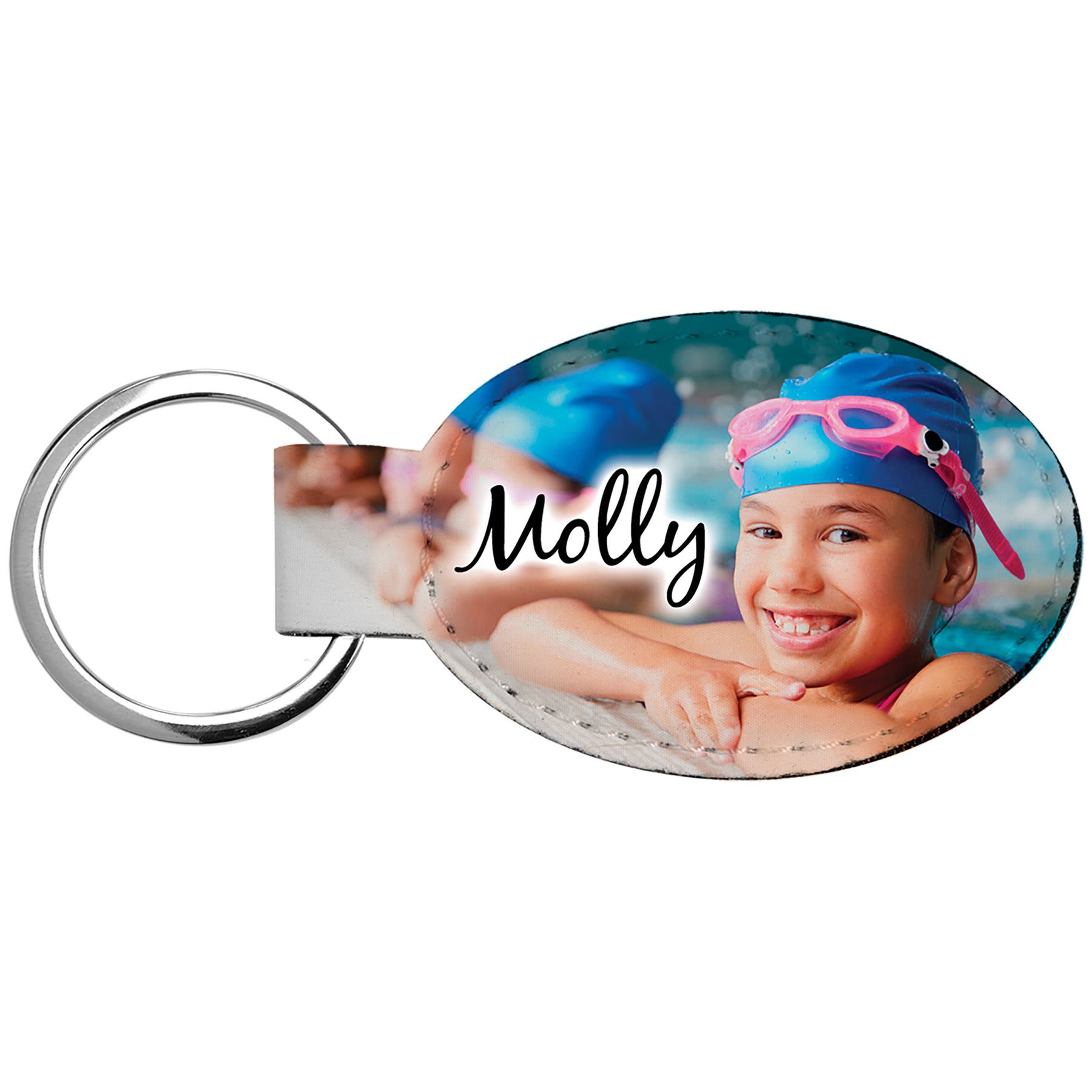 Subli-Tru Oval Keychain