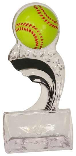Softball Splash Sculpted Ice Award