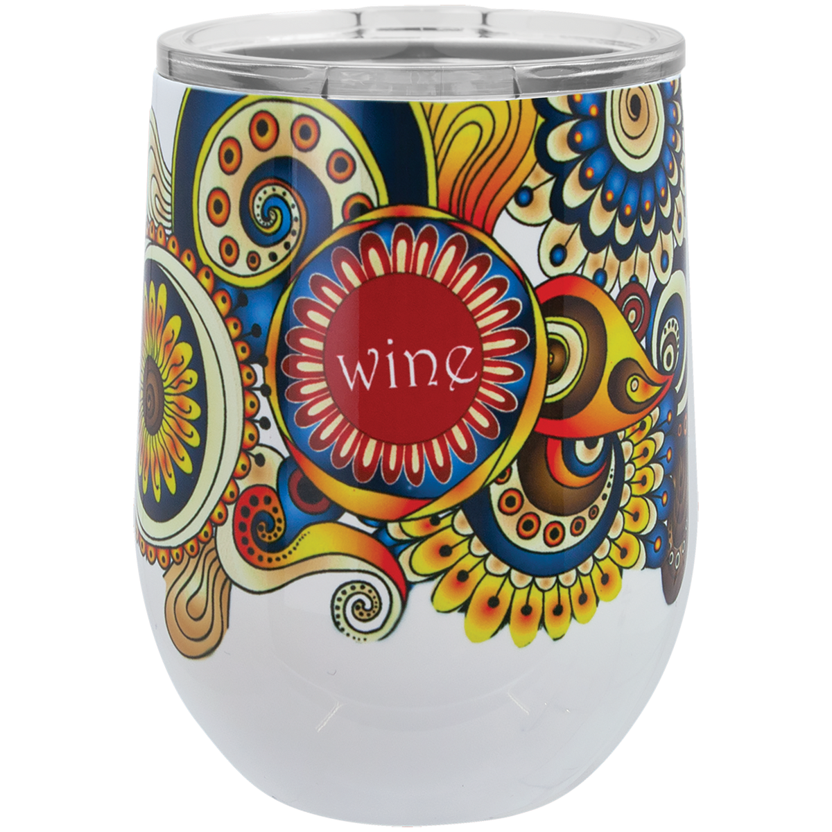 Sublimatable Polar Camel Stemless Wine Tumbler with Lid