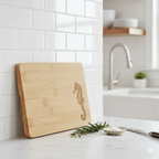 Custom Engraved Bamboo Juice Groove Cutting Board | 9" x 6" Eco-Friendly Kitchen Gift