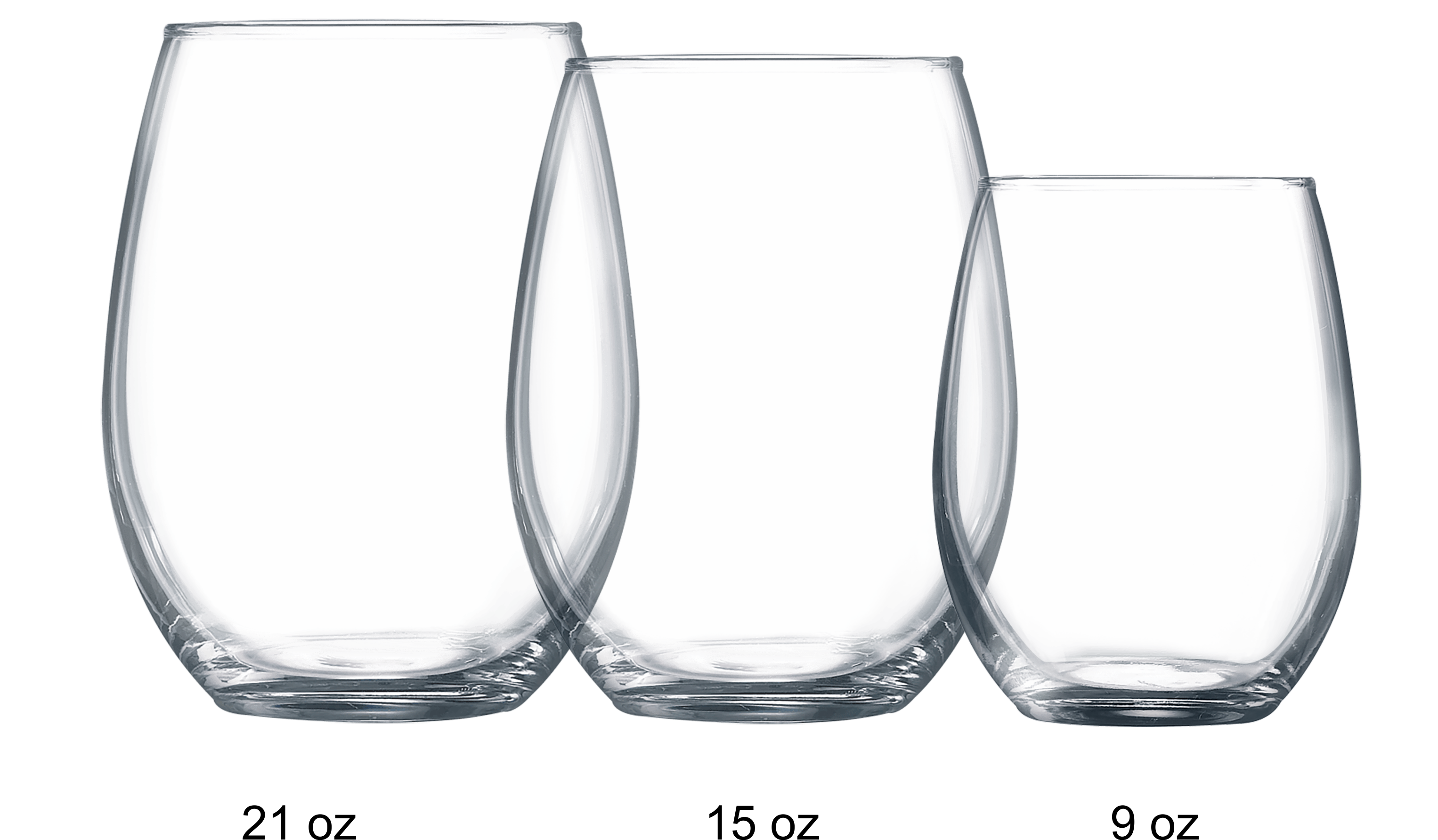 Personalized Polar Camel Stemless Wine Glass (9oz, 15oz, or 21oz) - Laser Engraved with Custom Design