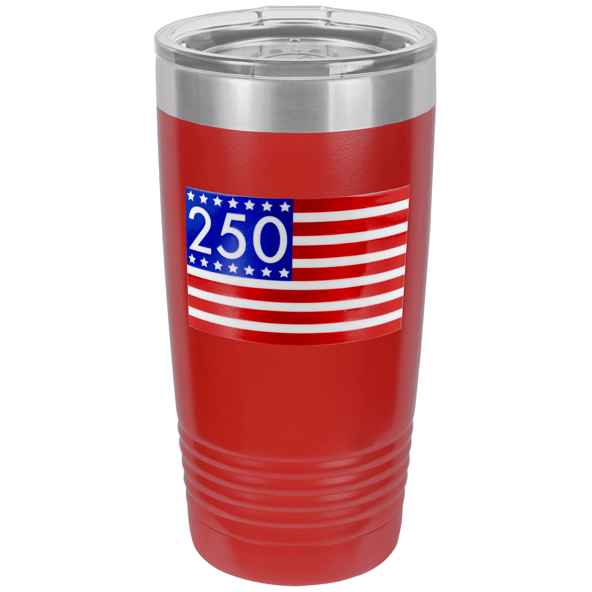 Polar Camel Stars and Stripes 250 UV DTF Sticker Tumbler