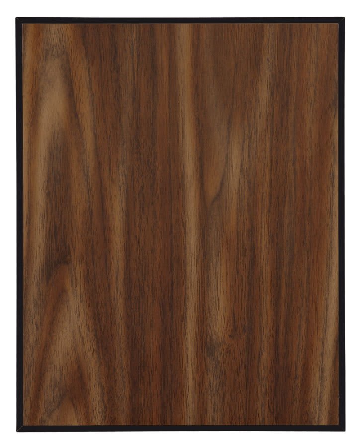 Value Plaque with 45 Degree Bevel Black Edge