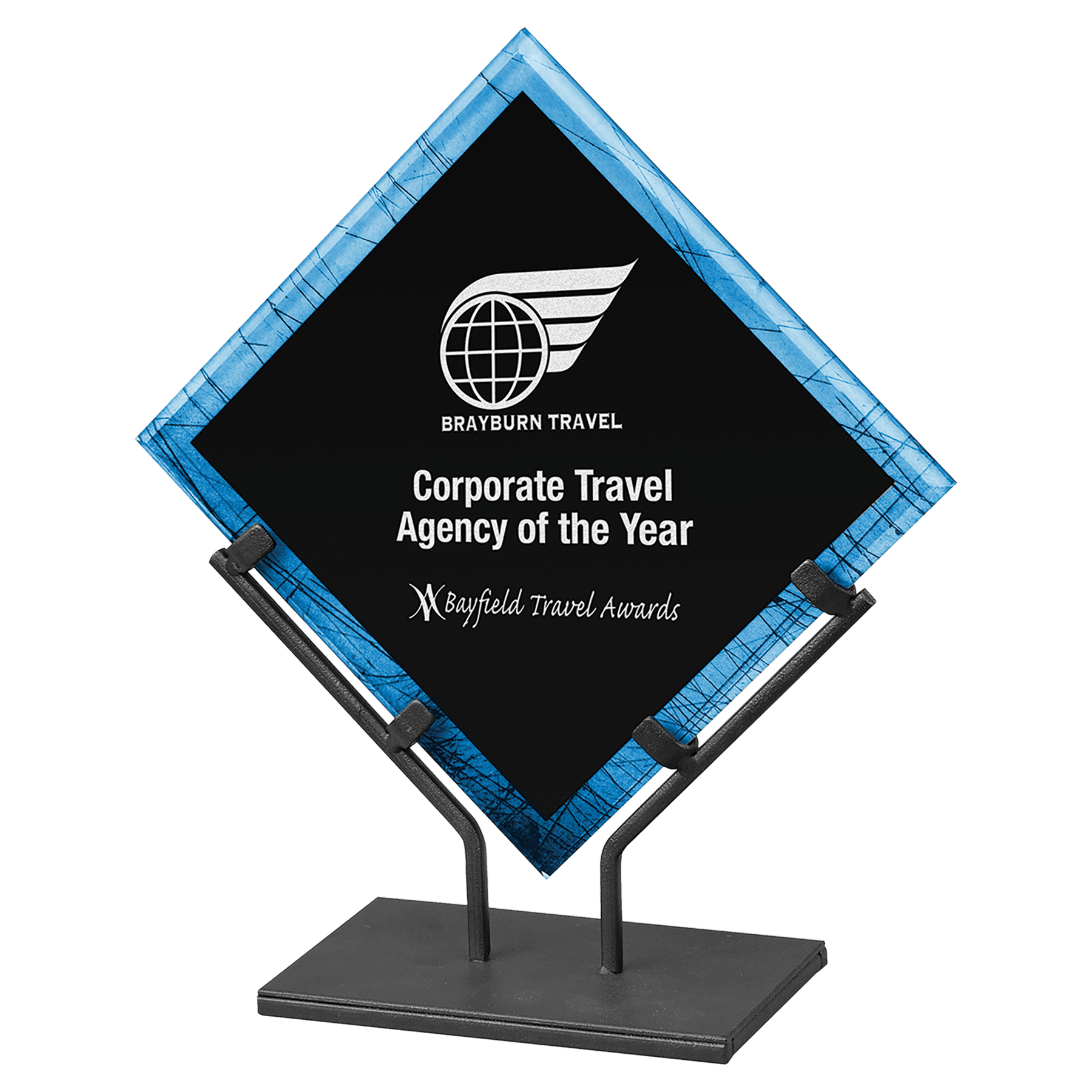 Galaxy Acrylic Plaque with Iron Stand