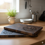 Hardwood Butcherblock Cutting Boards (Maple or Walnut)
