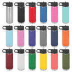 20 oz Water Bottle - Customizable Bottle with Flip Lid