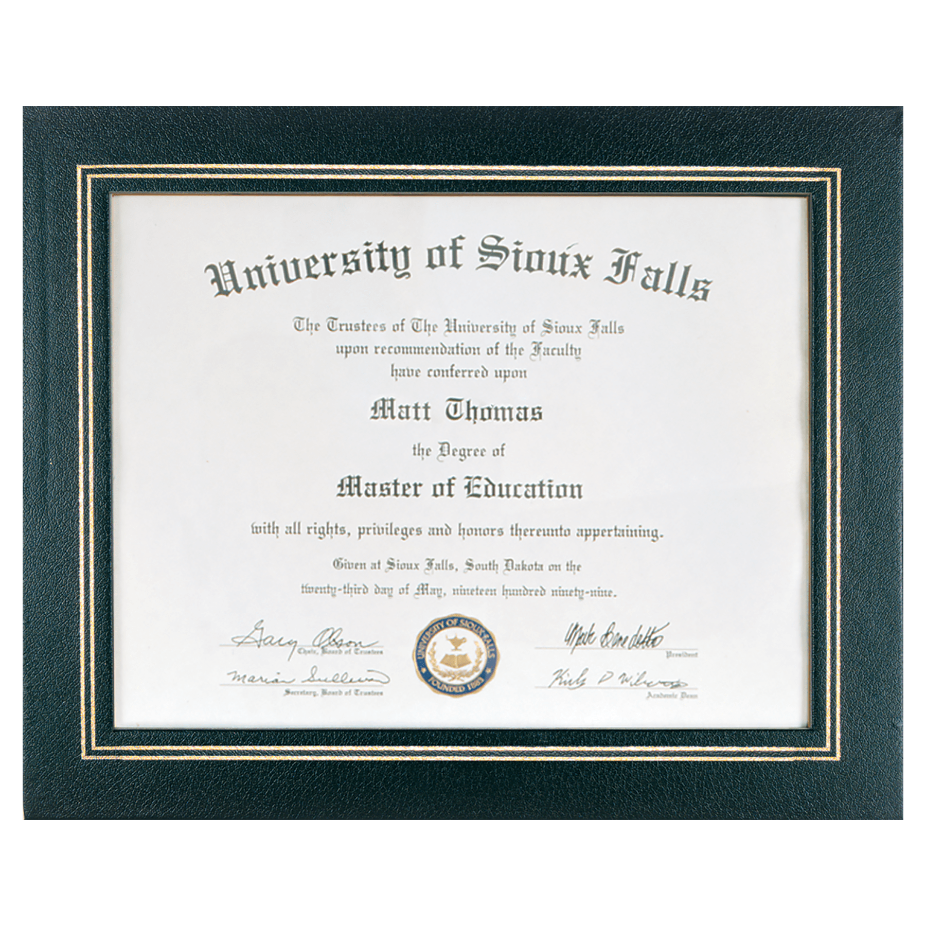Certificate Holder