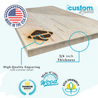 Solid Hardwood Cutting Boards - Perfect for Chopping - USA Made
