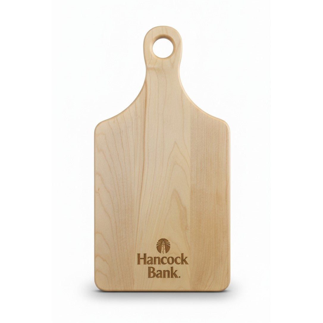 0601m - Maple Paddle Cutting Board - 13.5" x 7" x .50"