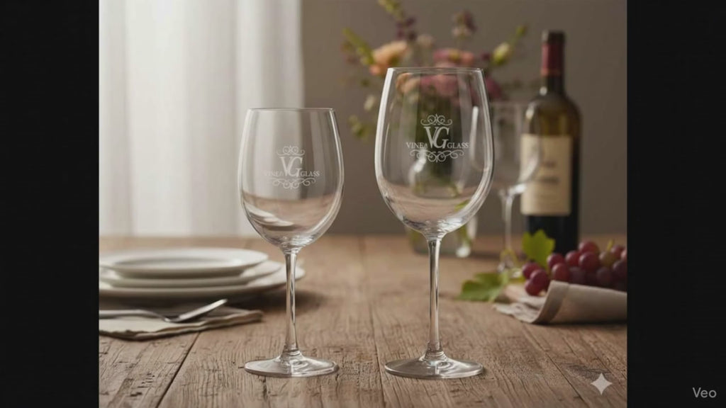 Engravable Wine Glasses - 19 oz & 10.5 oz