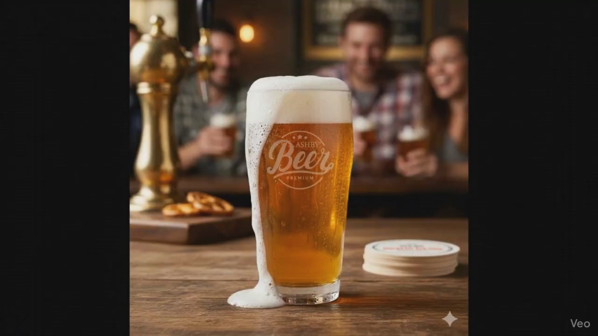 Classic 16 oz. Polar Camel Willi Becher Beer Glass – Premium Glassware for Custom Engraving