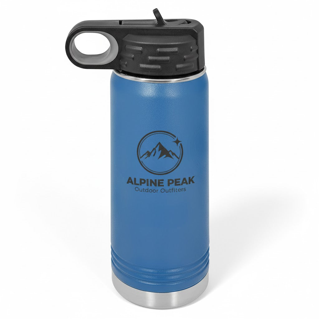 32 oz Water Bottle - Customizable Bottle with Flip Lid