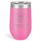 16 oz - Vacuum Insulated Stemless Wine Tumbler with Lid