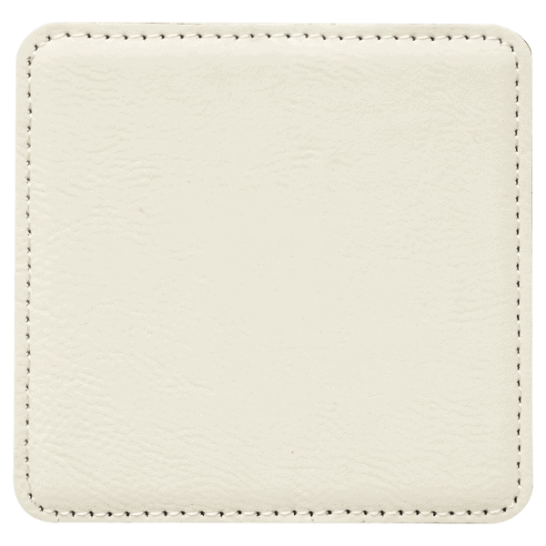 4x4 Leatherette Coaster - Square