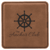 4x4 Leatherette Coaster - Square - Image 4