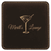 4x4 Leatherette Coaster - Square - Image 5