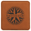 4x4 Leatherette Coaster - Square - Image 6
