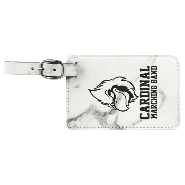 3" Long Leatherette Luggage Tag - Image 15