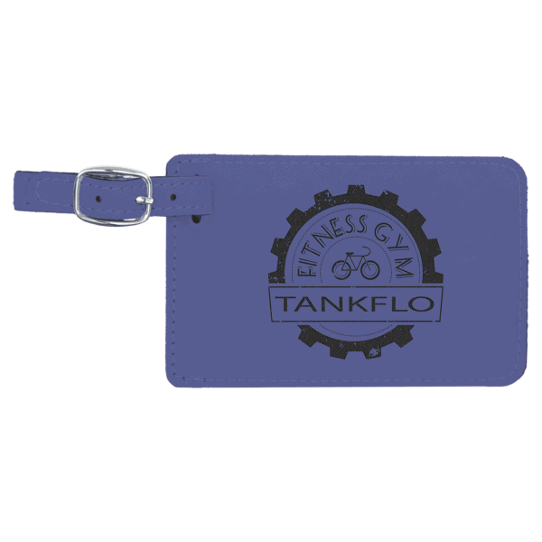 3" Long Leatherette Luggage Tag - Image 18