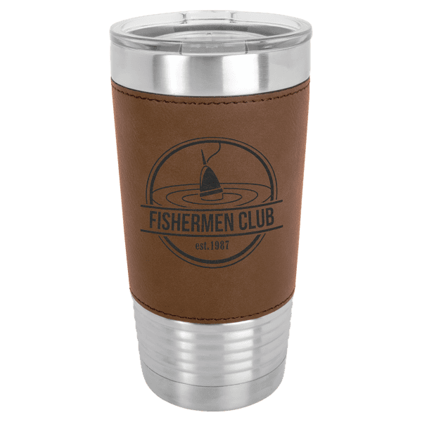 20oz Leatherette Tumbler - Image 3